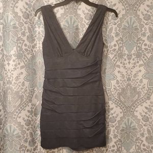 Denim-colored Mini Dress